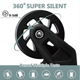 Hipack Prime Suitcases Hardside Luggage with Spinner Wheels, Black, 3-Piece Set (20/24/28)