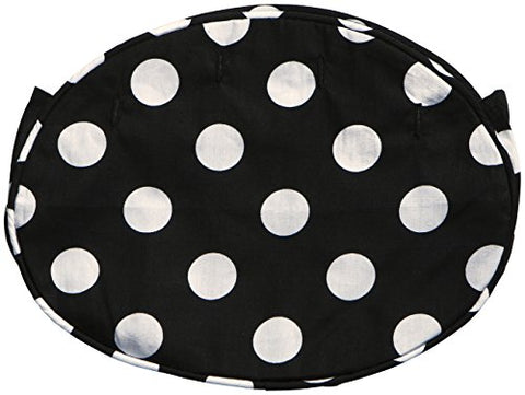C.R. Gibson Iota Bermuda Handbag Slipcover, Black/White Jumbo Dot, One Size