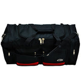30-Inch Two-Tone Sports Duffel Bag/Travel Duffel/in 3 Colors (Black/Red)