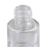 Tool Parts BQLZR Black Transparent 5ml Round Refillable Empty Nail Polish Glass Bottle Tube Vials