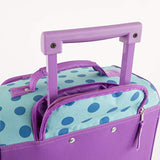 Heys America kids Softside 18" Upright Carry-On Wheeled Luggage (Dots-Stripes)