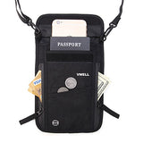Rfid Blocking Travel Passport Holder Anti Theft Neck Wallet For Men Women By Vwell