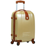 Dejuno Fusion Hardside Spinner Tsa Combination Lock, Beige