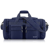 Gonex 45L Travel Duffel, Gym Sports Luggage Bag Water-Resistant Many Pockets(Blue)