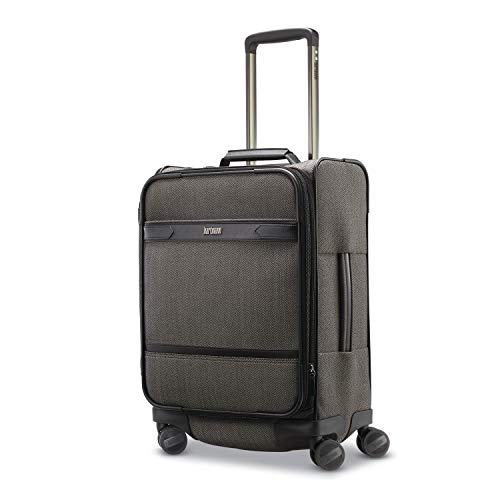 Hartmann Herringbone Deluxe Domestic Carry On Expandable Spinner, Black
