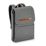 Briggs & Riley Kinzie Street-Slim Expandable Backpack, Grey, One Size
