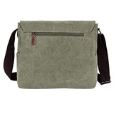 ABage Men's Messenger Bag Canvas Laptop Bookbag Courier Satchel Weekender Side Crossbody Bag,