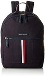 Tommy Hilfiger Backpack for Women TH Flag Canvas,  Tommy Navy, One Size