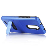 AutumnFall Slim Fit 2 in 1 Hard PC + Soft Silicone Hybrid Rugged Bumper Protective Back Cover