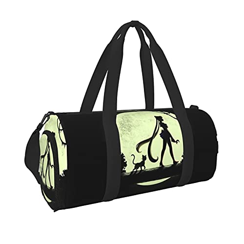 Anime Sai-lor Mo-on Sports Gym Bag with Wet Pocket & Shoes Compartment, Travel Duffel Bag Workout Bag for Men and Women