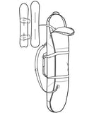 Burton Space Board Bag Sack Brushstroke Camo 156