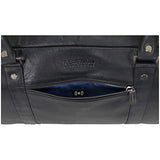 Kenneth Cole Reaction Men's 20" Leather Top Zip Travel with RFID Duffel Bag Black One Size