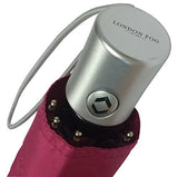London Fog Tiny Mini Auto Open Close Umbrella, Fuchsia