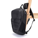 Pacsafe Venturesafe X12 12L Anti-Theft Outdoor Daypack-Fits 11" Laptop, Charcoal Diamond, 12 Liter