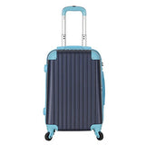 BRIO Luggage 22-inch Hardside Carry On Suitcase with Spinner Wheels Green