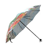 Travel Umbrella Eiffel Tower Windproof, Anti-UV waterproof Lightweight Portable Outdoor use