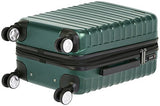 Amazonbasics Premium Hardside Spinner Luggage With Built-In Tsa Lock - 20-Inch Carry-On, Green