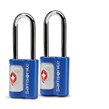 Samsonite Travel Sentry 2-Pack Key Locks, Blue Fantasy
