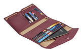 Travelambo Rfid Blocking Passport Holder Wallet & Travel Wallet Envelope Various Colors(wine red/burgundy)