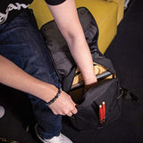 Avedis Zildjian Company Zildjian Gray Flap Black Laptop Backpack (T9001)