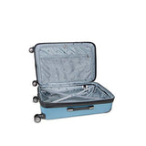 Kenneth Cole Reaction Saddle Rock Teal Checked Upright Suitcase