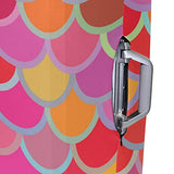 Luggage Cover Colorful Fish Scales Suitcase Protector Travel Luggage 18-32 Inch