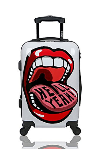 Tokyoto Luggage Carry-On Trolley Cabin Suitcase Travel Bag - Big Mouth (Trolley + Charger)