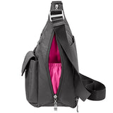 Baggallini Everywhere Travel Crossbody Bag, Charcoal, One Size