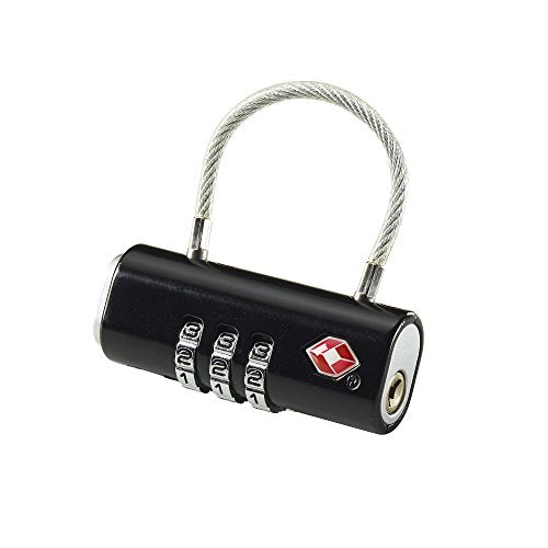 Lewis N Clark Travelsentry Bar Lock, Black