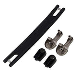 Doublelife Handle Grip Replacement for Suitcase Luggage Case,Black Flexible Handle Pulls 7.87"