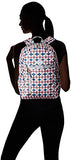 Vera Bradley Lighten Up Study Hall Backpack, Polyester, Water Geo