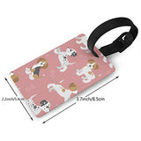 Luggage Tags - Cute Pet Dogs Travel Baggage ID Suitcase Labels Accessories 2.2 X 3.7 Inch