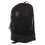 Dc Zoom Backpack - Black Polyester Backpack With Bottom Compartment