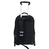 J World New York Walkway Rolling Backpack, Pink