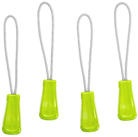 Eagle Creek Reflective Zipper Pull Set-4pc Set, Strobe