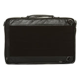 Hook And Albert Leather 3-Way Carryall, Black (Black)