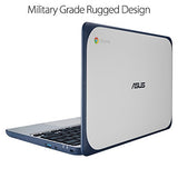 Asus Chromebook C202Sa-Ys02 11.6" Ruggedized And Water Resistant Design With 180 Degree (Intel