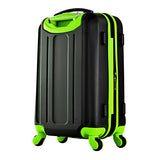 Olympia Apache 3pc Hardcase Spinner Set, Black/Lime