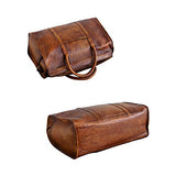 Berchirly Mens Genuine Leather Travel Duffle Bag Sports Outdoor Luggage