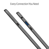 ASUS 10.1” Transformer Mini T103HA-D4-GR, 2 in 1 Touchscreen Laptop, Intel Quad-Core, 128GB SSD,