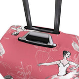 GIOVANIOR Ballerinas Ballet Girl Luggage Cover Suitcase Protector Carry On Covers