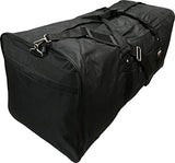 42" Black Jumbo Duffle/Cargo Bag/Luggage/Suitcase/Tote