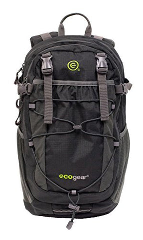 EcoGear Grizzly, Eco Friendly Laptop Travel Backpack, Asphalt One Size