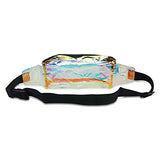 Face1st Hologram Festival Fanny Pack for Women with Adjustable Belt for Festive Raves, Music