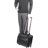 Professional Laptop Briefcase, Leather, Mid-Size, Black - Greenwich | McKlein - 87845
