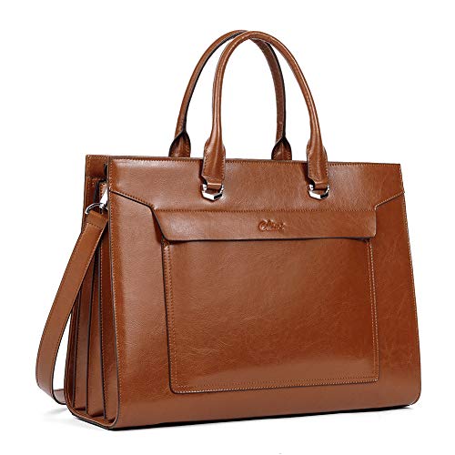 Shop CLUCI Leather Briefcase for Women Vintag – Luggage Factory
