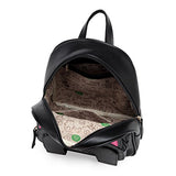 Diomo Women Kids Backpack For Girls Satchel School Book Bag Cute Cat Travel Daypack (Black)