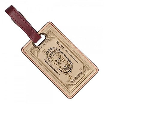 Harry Potter Platform 9 3/4 Ticket London To Hogwarts Luggage Bag Tag