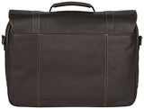 Kenneth Cole Reaction "Show Business" Colombian Leather Double Compartment Flapover