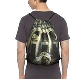 SLDFJLATEE Por-cupine TRE-e Drawstring Backpack/Outdoor Portable Backpack Sports and Fitness Backpack